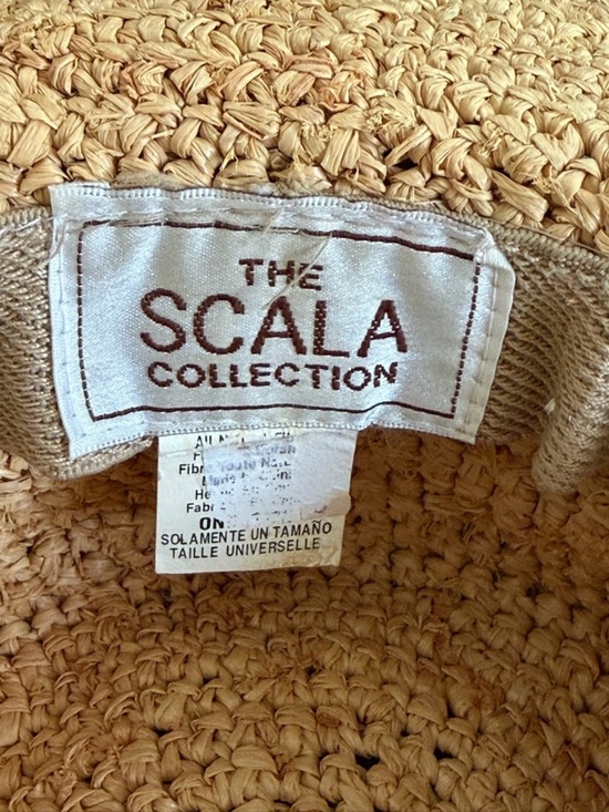 Scala Natural Woven Straw Hat - Beige